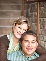 Ashley (Jander) Calvo couple portrait